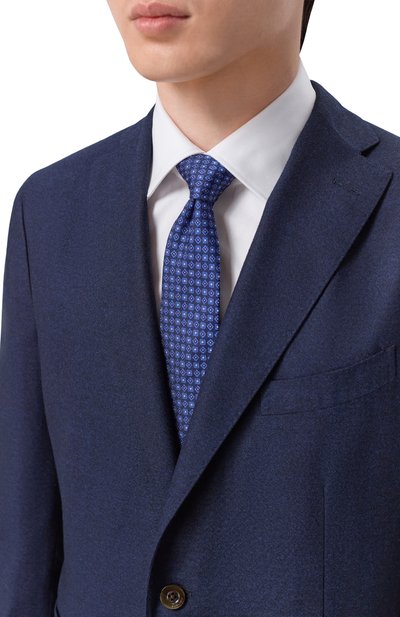 Мужской шелковый галстук CANALI, арт. 18/HJ04565