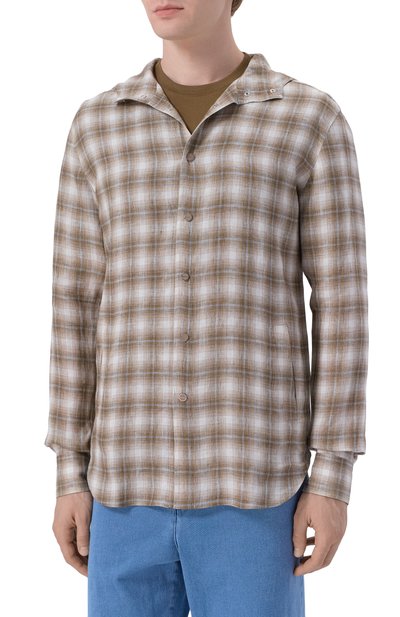 Льняная рубашка KITON, арт. UMCMARH09617, фото 3