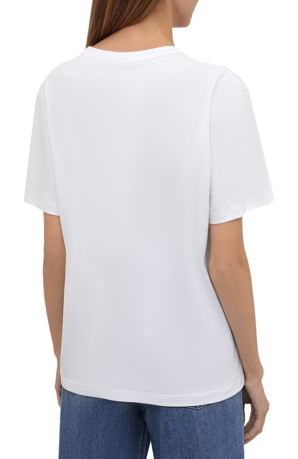 Хлопковая футболка ALEXANDERWANG.T, арт. 4CC3211281, фото 4