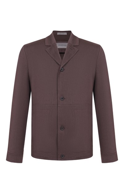 Куртка-рубашка изо льна и шерсти CORNELIANI, арт. 27LI53/2718468, фото 1