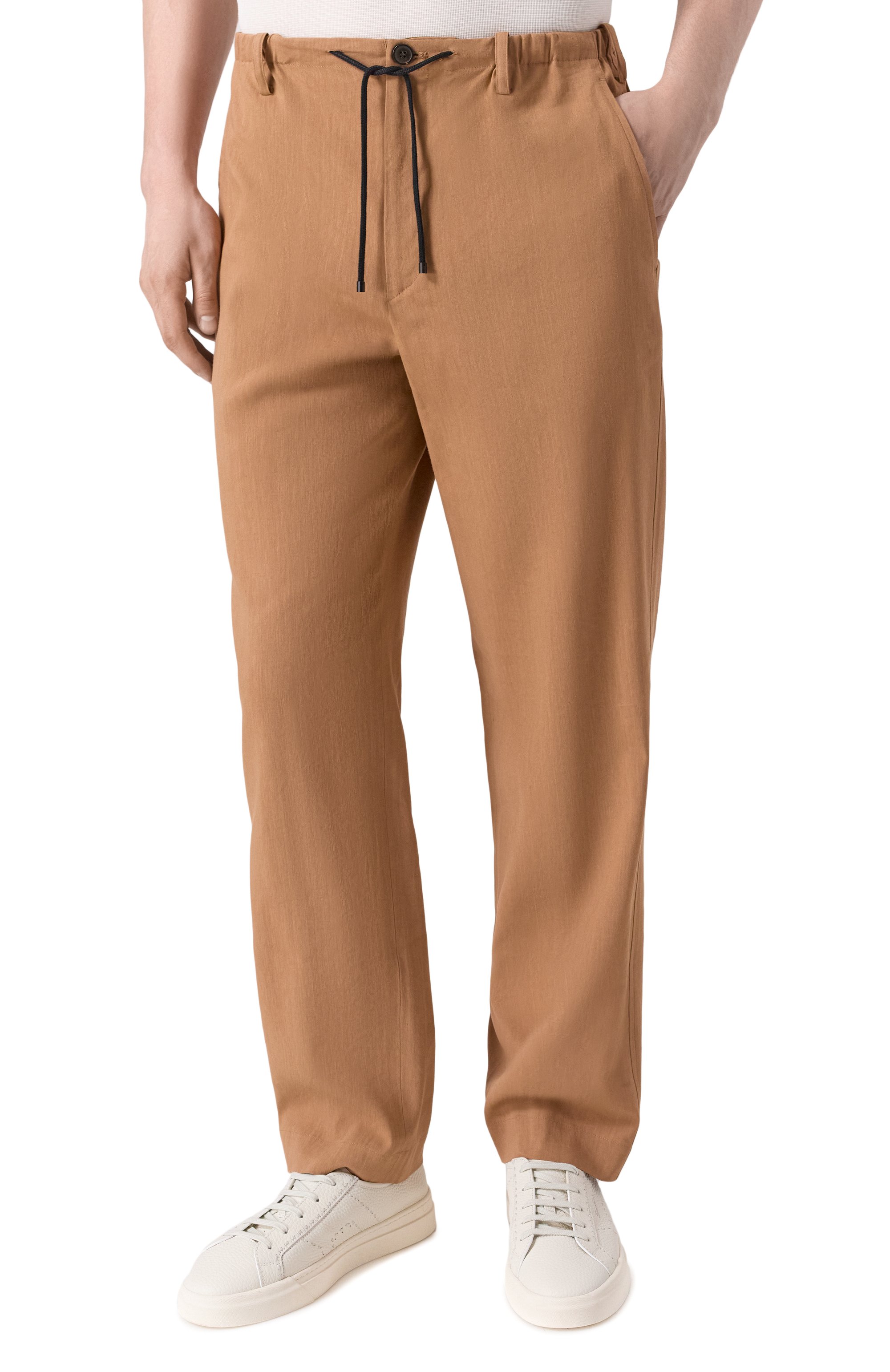 Брюки изо льн�а и вискозы DRIES VAN NOTEN, арт. 251-020906-1339, фото 3