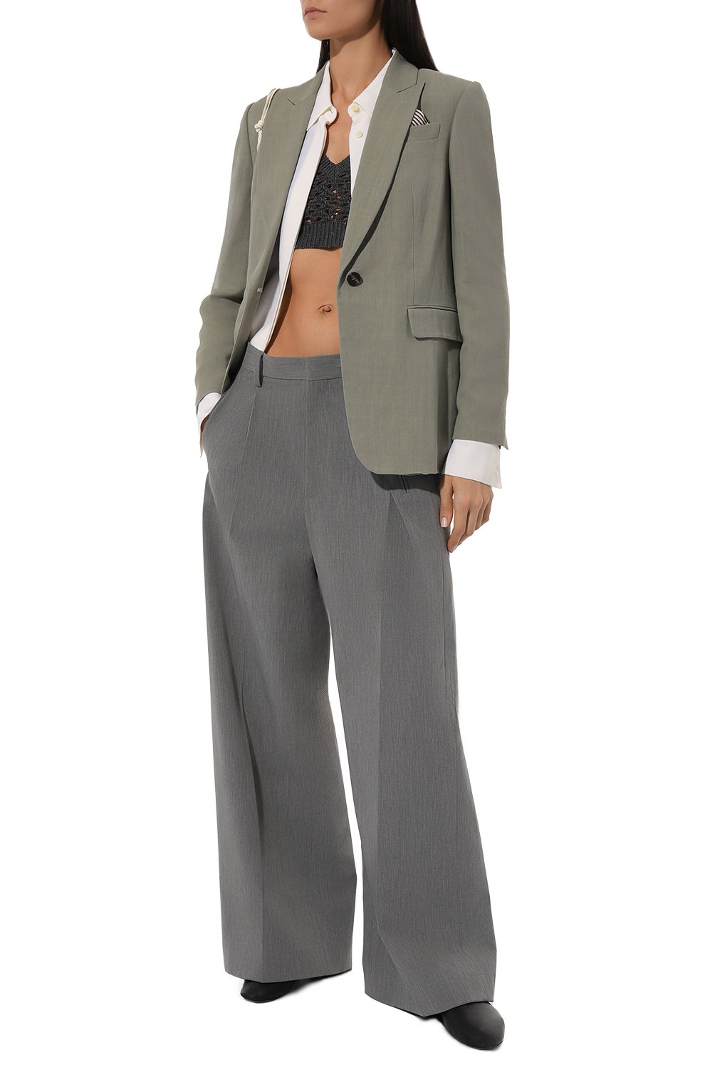 Жакет из вискозы и льна BRUNELLO CUCINELLI, арт. MH1262333, фото 2