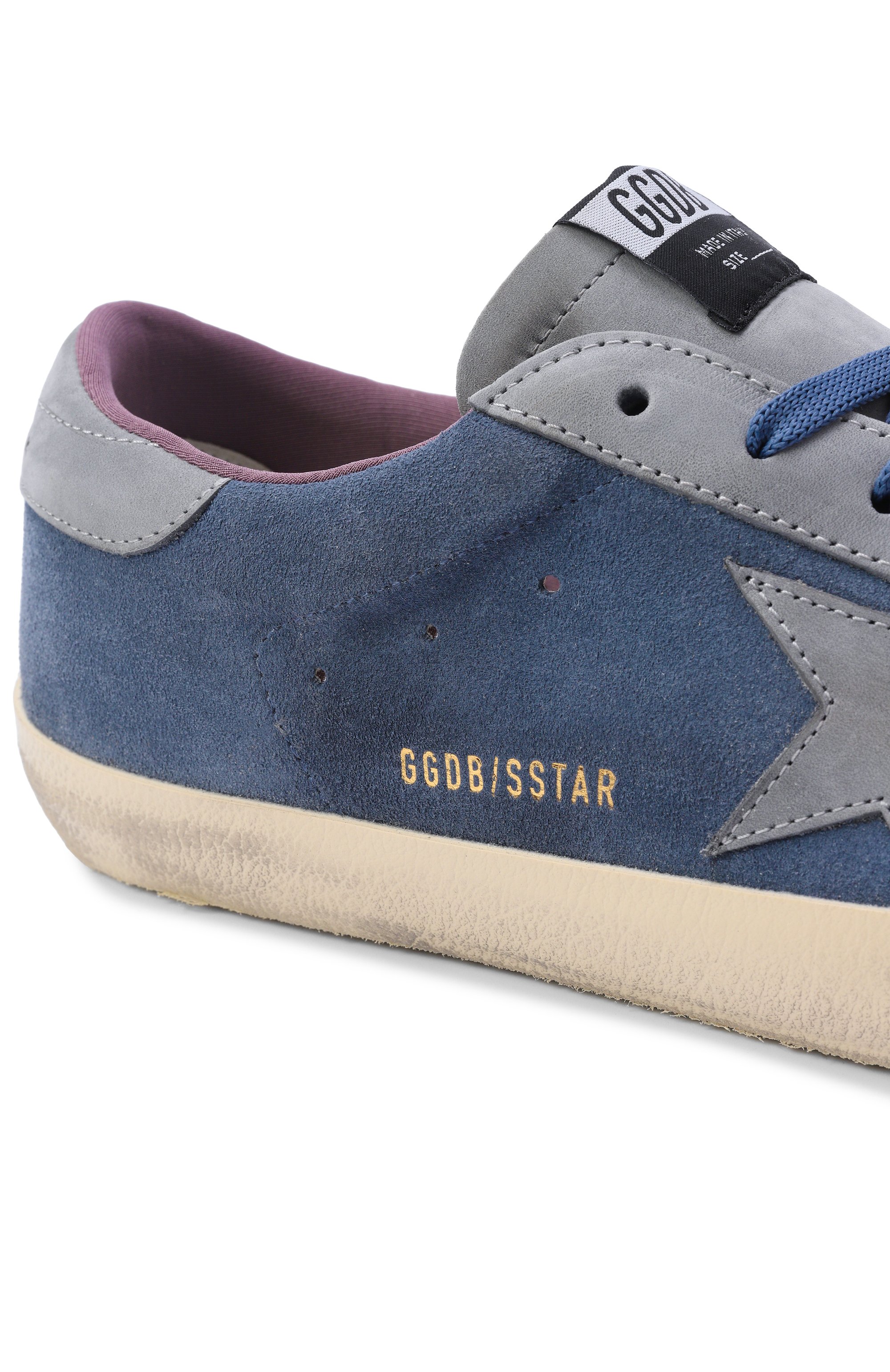 Замшевые кеды super-star GOLDEN GOOSE DELUXE BRAND, арт. GMF01002.F008749, фото 6