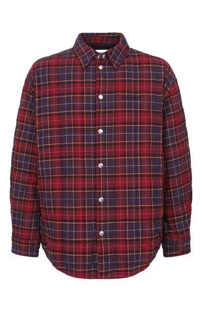 Мужская утепленная куртка-рубашка OFF-WHITE, арт. 0MES01AF25FAB002