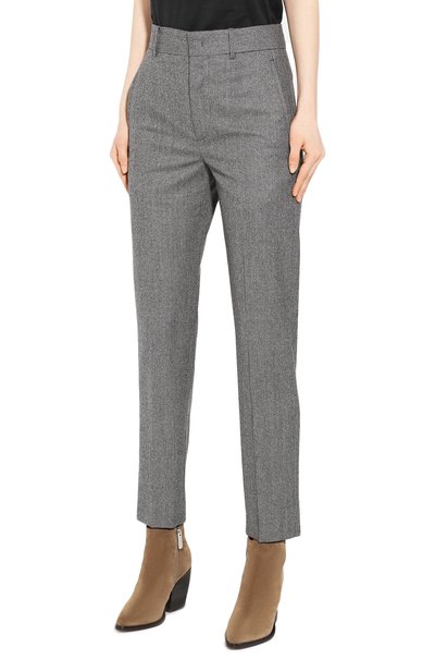 Шерстяные брюки ISABEL MARANT черного цвета по цене 44600 руб., арт. PA1375-20P011I/S0NNEL, фото 3 Шерстяные брюки ISABEL MARANT, арт. PA1375-20P011I/S0NNEL, фото 3