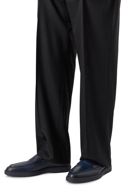 Кожаные лоферы detroit SANTONI, арт. MGDG1905100TGBYP, фото 3