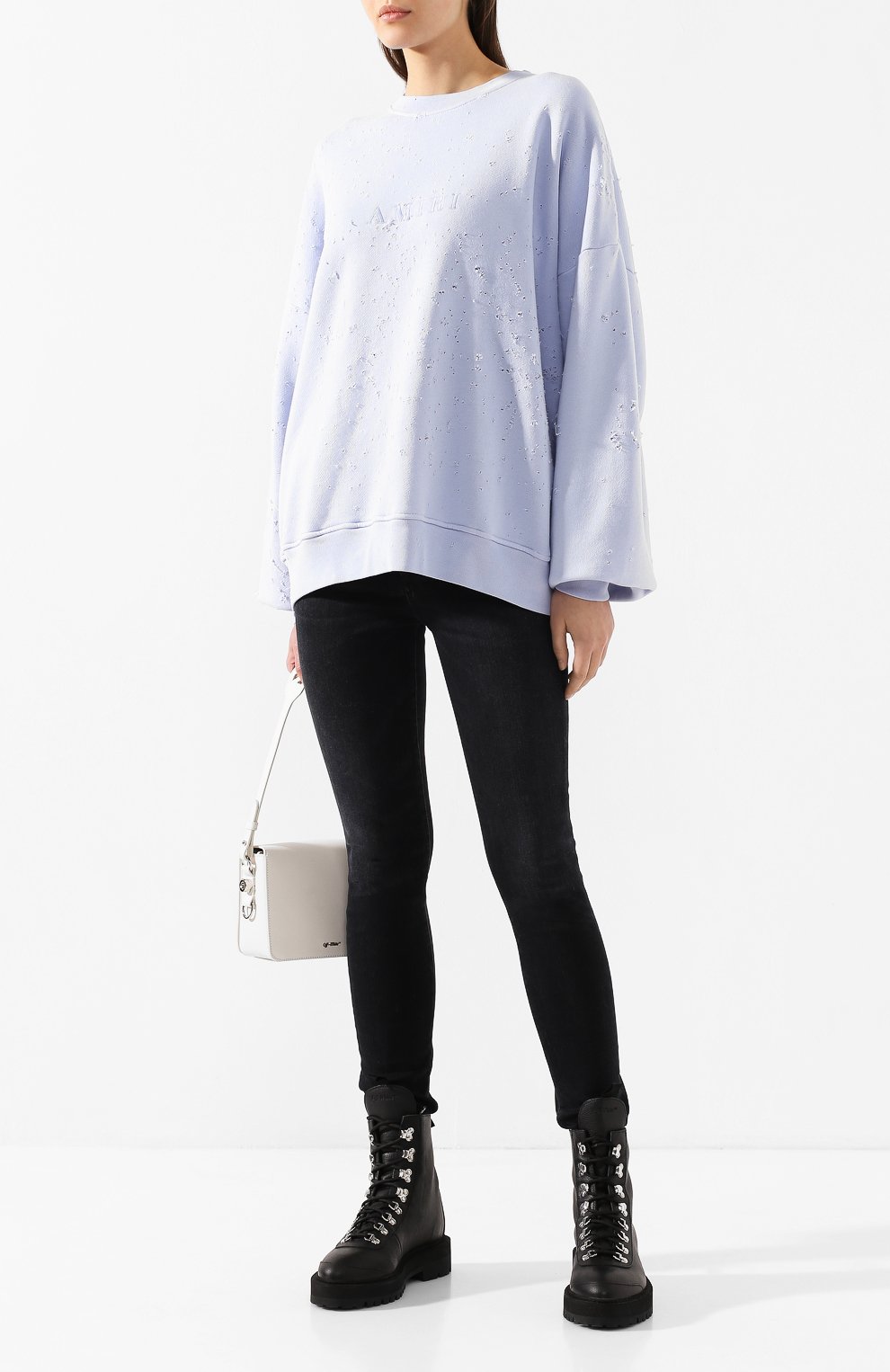 Хлопковый свитшот AMIRI, арт. W9W02197TE, фото 2