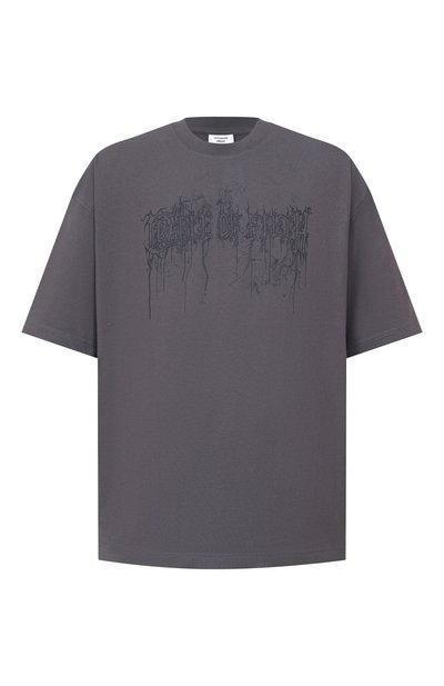 Мужская хлопковая футболка VETEMENTS, арт. UCF76TR400M