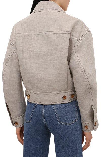 Куртка ACNE STUDIOS бежевого цвета по цене 66800 руб., арт. A90346, фото 4 Куртка ACNE STUDIOS, арт. A90346, фото 4