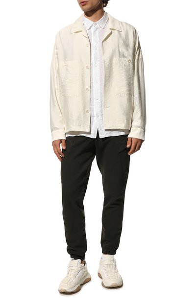 Рубашка изо льна и хлопка TRANSIT, арт. CFUTRQV312, фото 2