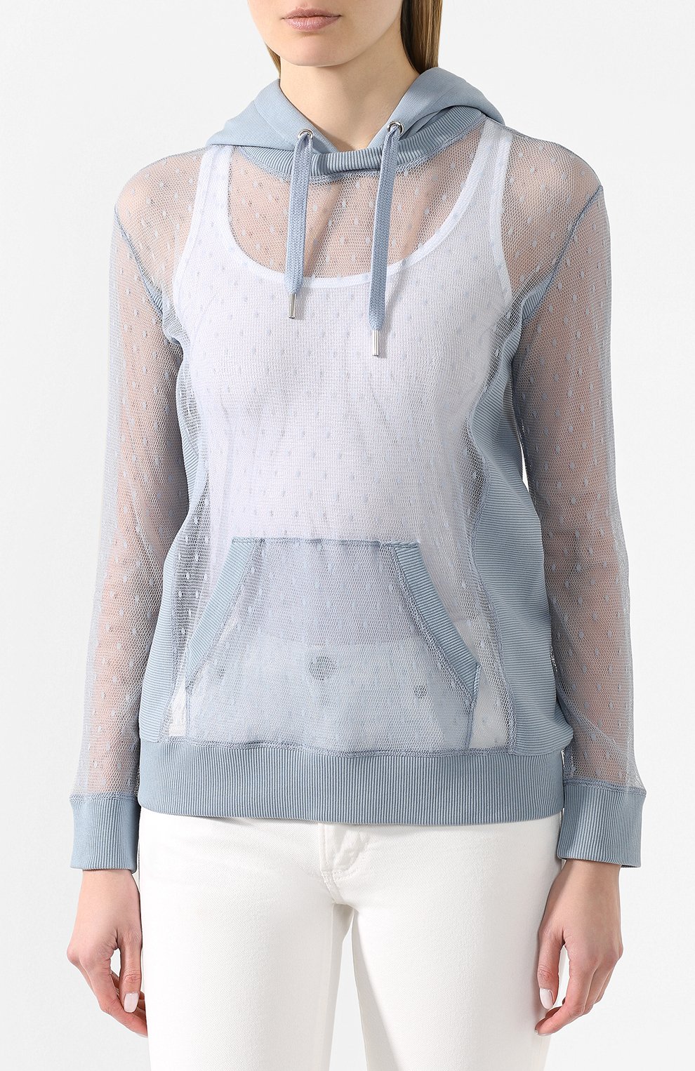 Худи REDVALENTINO голубого цвета по цене 39950 руб., арт. TR3MF02T/4WU, фото 3 Худи REDVALENTINO, арт. TR3MF02T/4WU, фото 3