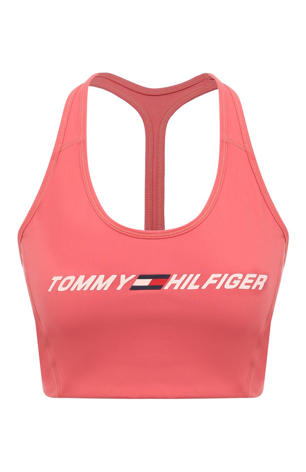 Бра-топ TOMMY HILFIGER кораллового цвета по цене 4490 руб., арт. S10S100973, фото 1 Бра-топ TOMMY HILFIGER, арт. S10S100973, фото 1