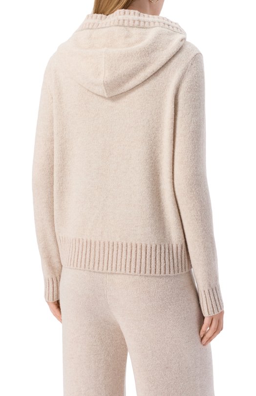 Толстовка из шерсти и хлопка D.Exterior 61552 Кремовый  61552 Фото 4