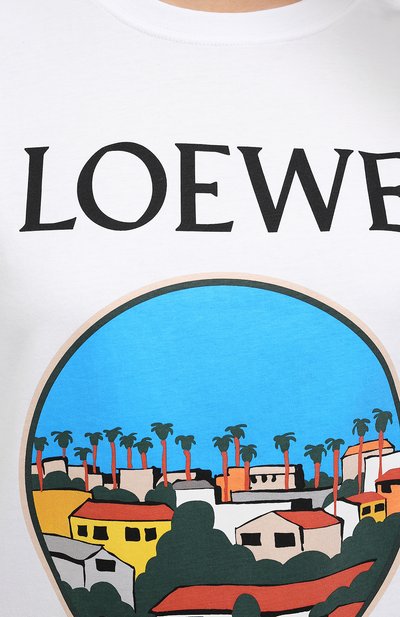 Хлопковая футболка LOEWE, арт. S897Y22X02, фото 5