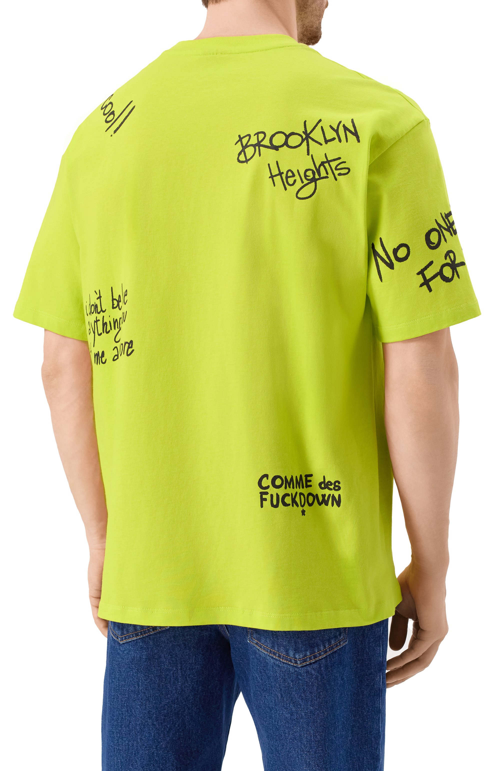 Хлопковая футболка COMME DES FUCKDOWN, арт. CFABM01552, фото 4