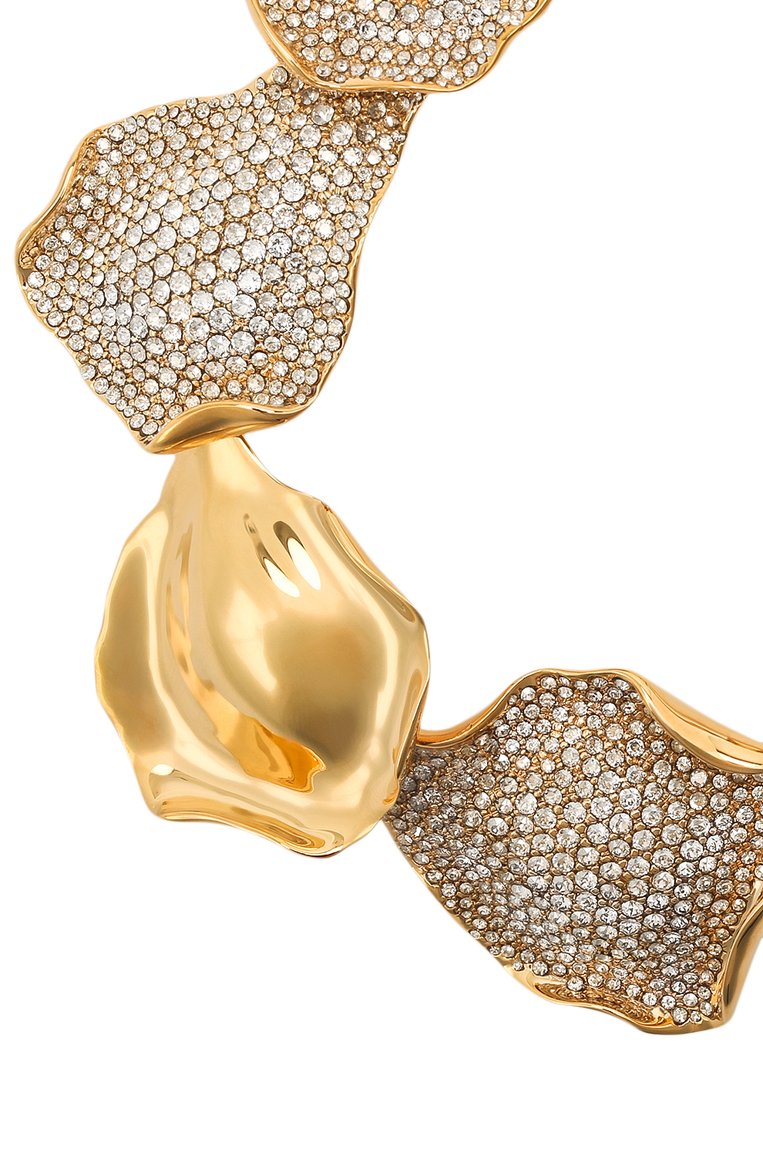 Женское колье LANVIN золотого цвета, арт. AW-CJGN00-PTST-P21 | Фото 2 (Материал: Металл; Региональные ограничения белый список (Axapta Mercury): Не проставлено; Нос: Не проставлено)