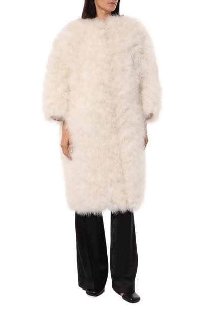 Шуба GUCCI кремового цвета по цене 1324800 руб., арт. 680662 Z8AIL, фото 3 Шуба GUCCI, арт. 680662 Z8AIL, фото 3