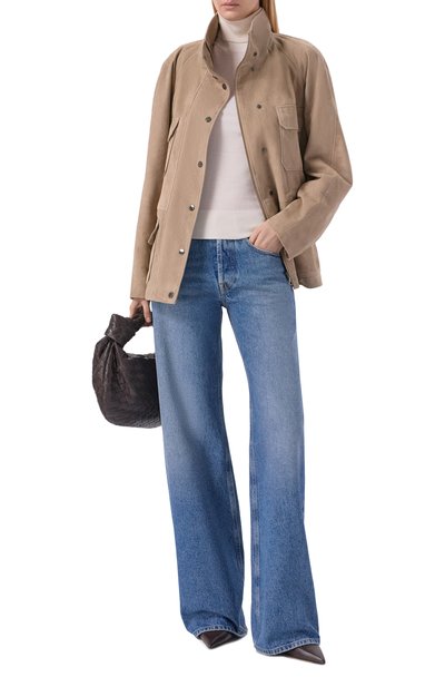 Женская замшевая парка MASLOV, арт. PR019