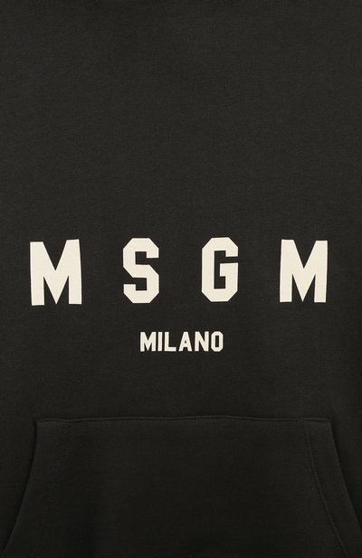 Хлопковое худи MSGM KIDS, арт. F4MSJUHS173, фото 3