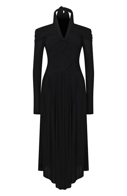Женское платье из вискозы ISABEL MARANT черного цвета по цене 0 руб., арт. 25PR00731FA/C1K03I | Фото 1