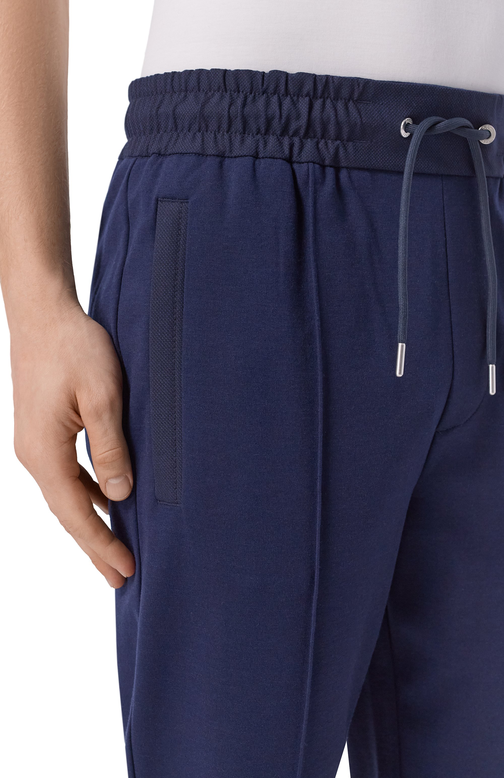 Джоггеры из лиоцелла и шерсти BOSS, арт. 50543380, фото 5