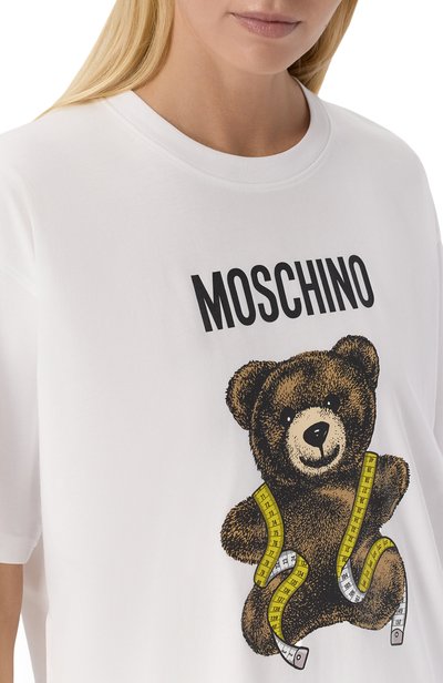 Хлопковая футболка MOSCHINO, арт. V0707/5541, фото 5