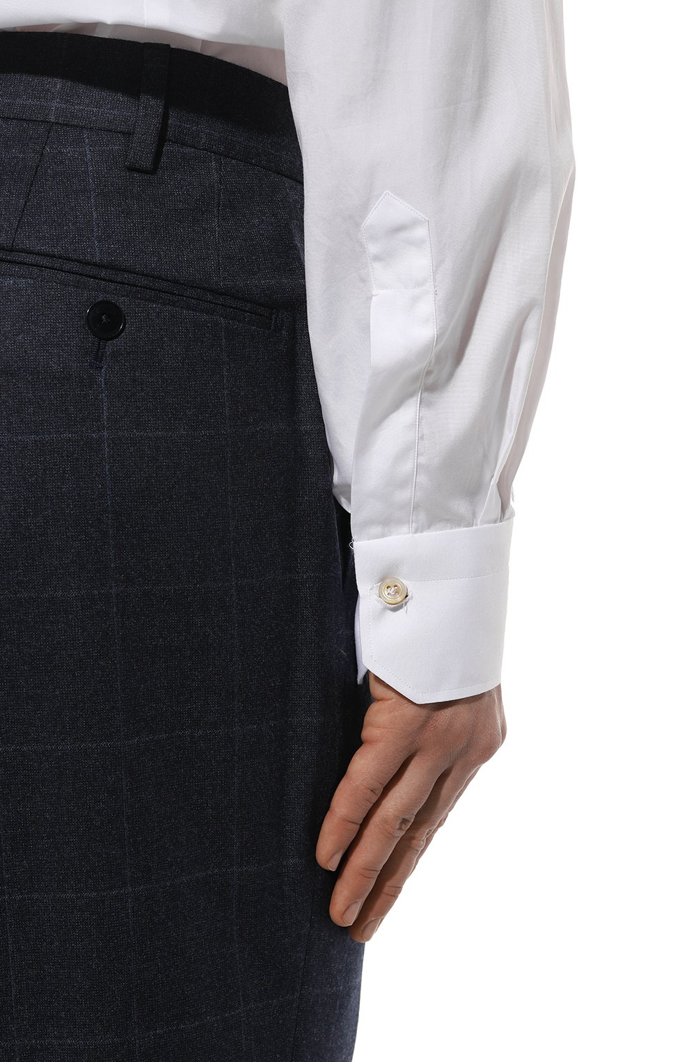 Хлопковая сорочка KITON, арт. UCCH0660101, фото 6