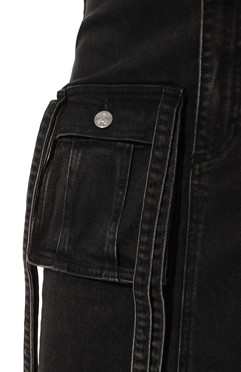 Джинсовая юбка ANDREADAMO темно-серого цвета по цене 62300 руб., арт. ADPS23SK14958274, фото 5 Джинсовая юбка ANDREADAMO, арт. ADPS23SK14958274, фото 5