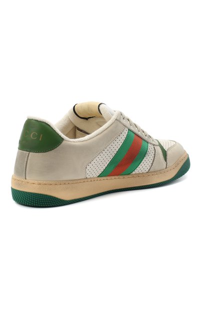 Кожаные кеды screener GUCCI, арт. 546163/0YI20, фото 4