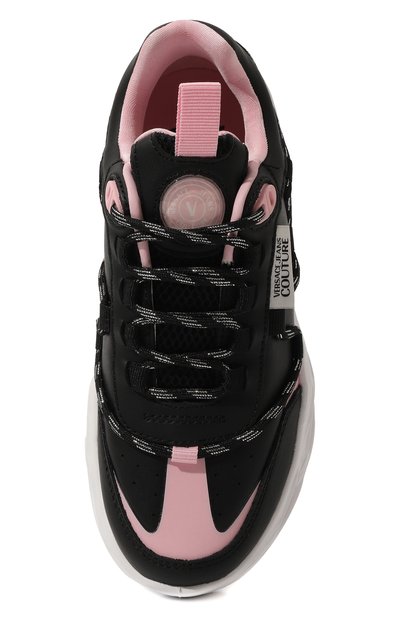 Кожаные кроссовки fondo okinawa VERSACE JEANS COUTURE, арт. 74VA3SS2/ZP216/35, фото 4