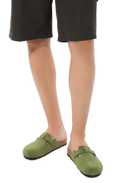 Текстильные сабо MC2 SAINT BARTH зеленого цвета по цене 13050 руб., арт. STBA/SANDAL MULE/00870D, фото 3 Текстильные сабо MC2 SAINT BARTH, арт. STBA/SANDAL MULE/00870D, фото 3