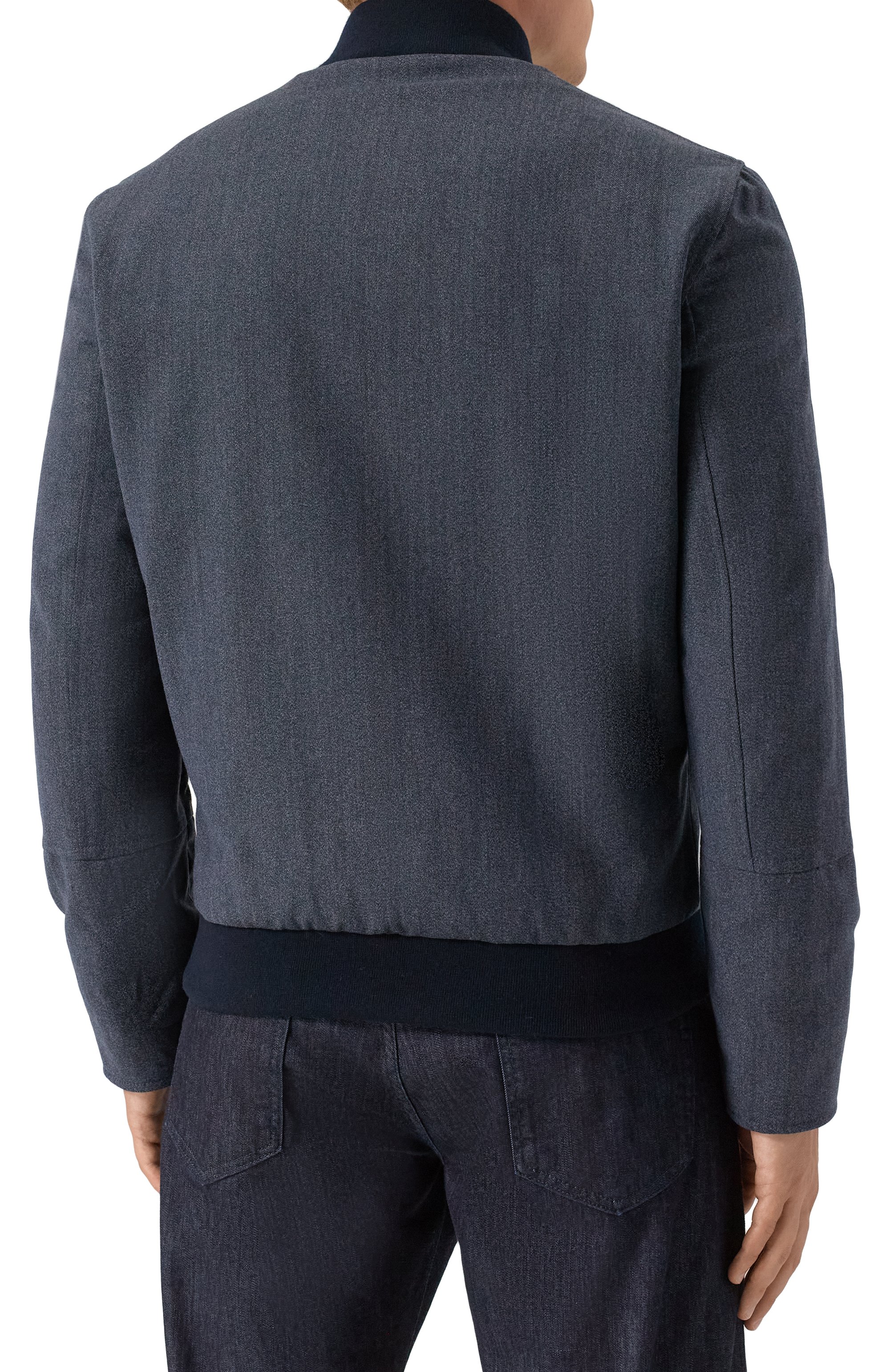 Бомбер из шерсти и хлопка CORNELIANI, арт. 26L512-2618331, фото 4