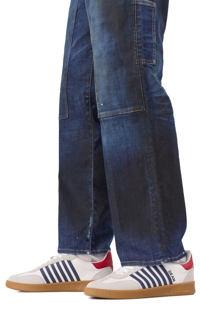 Кожаные кеды boxer DSQUARED2, арт. SNM0364/01504118, фото 3