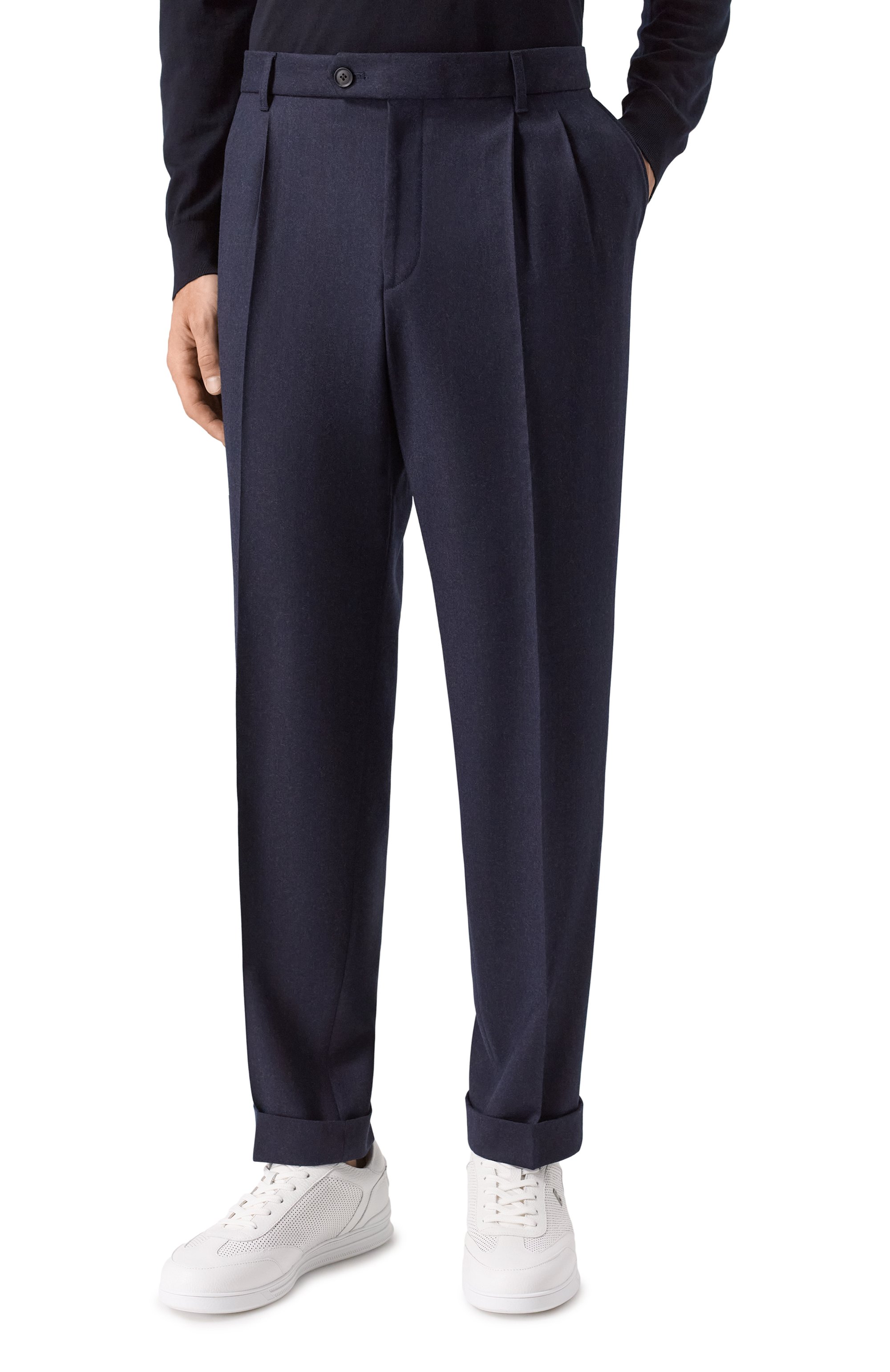 Шерстяные брюки BOSS, арт. 50556700, фото 3