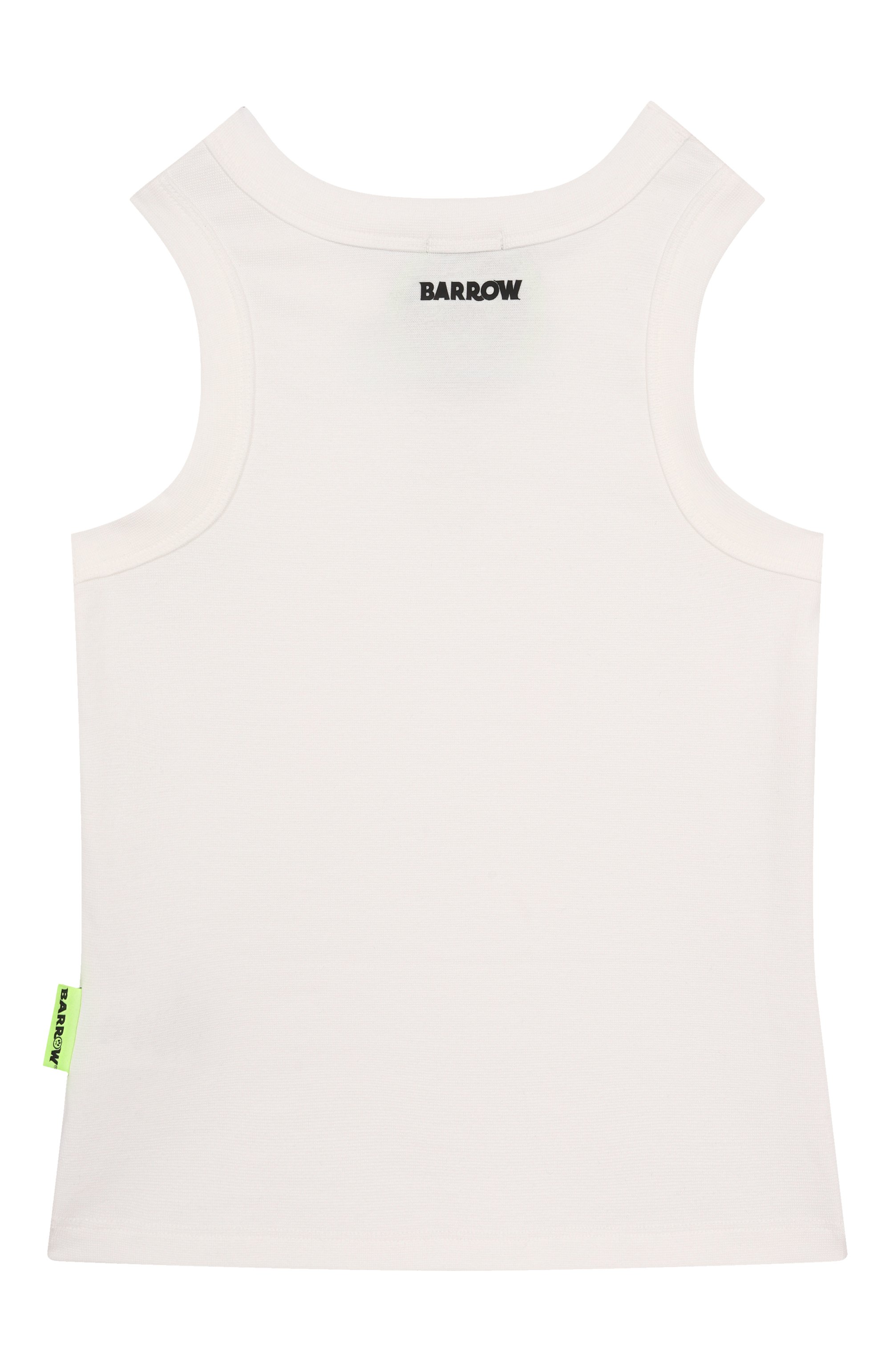Хлопковая майка BARROW, арт. S5BKJGTA202, фото 2