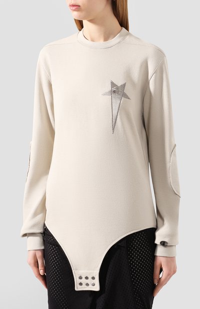 Хлопковый свитшот rick owens x champion RICK OWENS, арт. CW20S0008/113639, фото 3