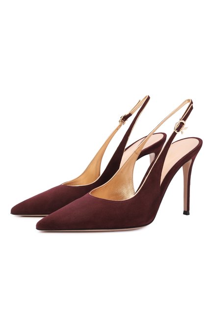 Женские замшевые туфли GIANVITO ROSSI, арт. G95532.95RIC.XCKRYMK