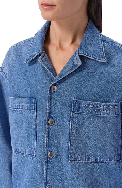 Джинсовая рубашка ALEXANDER WANG, арт. 4DC1261976, фото 5
