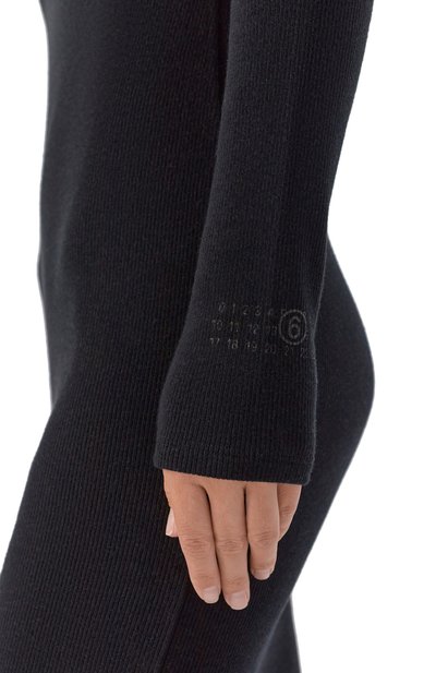 Платье из хлопка и шерсти MM6, арт. S52DD0096/M20122, фото 4
