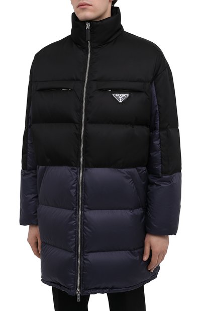 Пуховик PRADA темно-синего цвета по цене 245000 руб., арт. SGB795-1YNS-F0V41-212, фото 3 Пуховик PRADA, арт. SGB795-1YNS-F0V41-212, фото 3