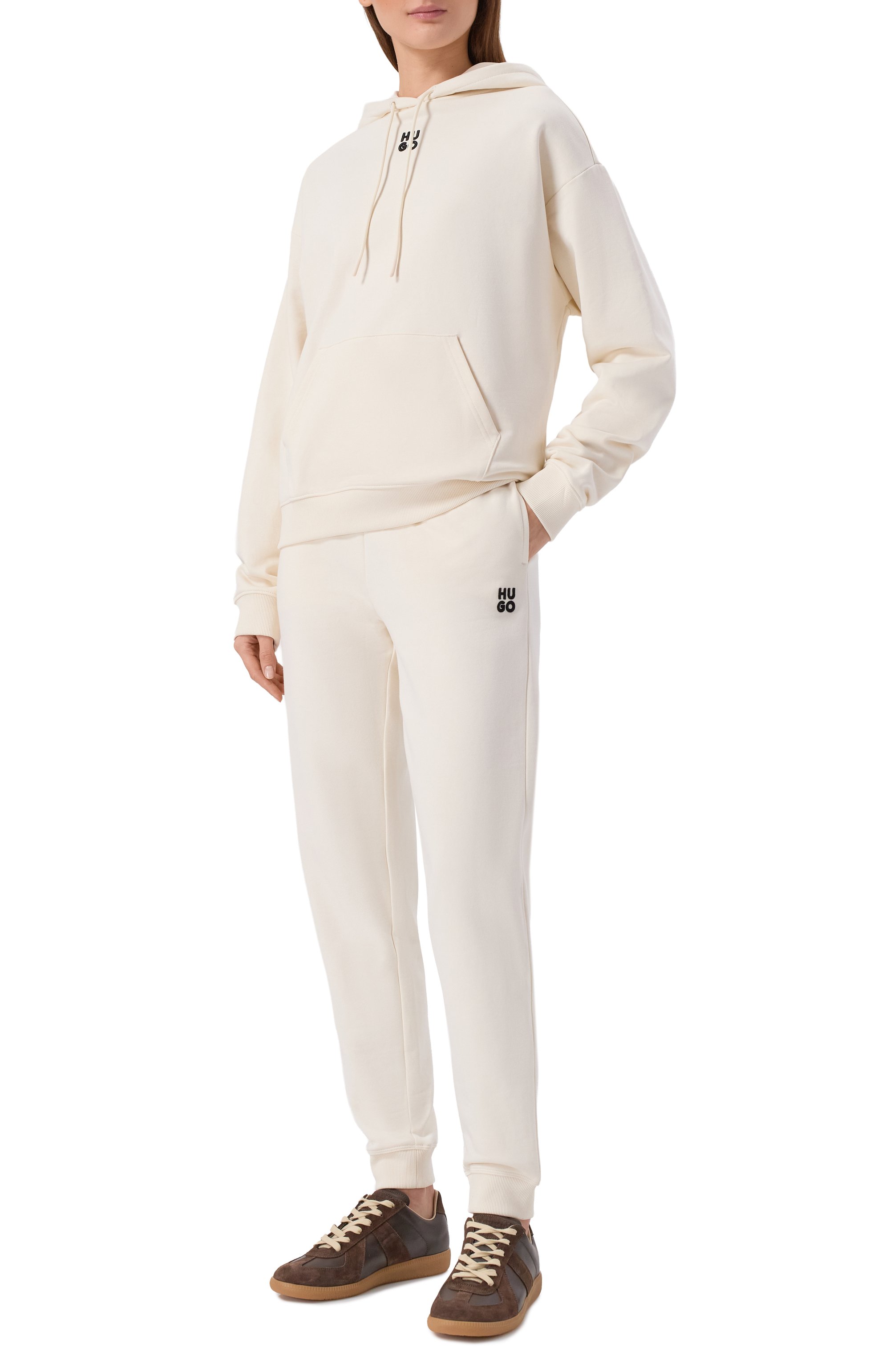 Хлопковые джоггеры HUGO, арт. 50522417, фото 2