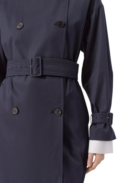 Хлопковый тренч MAX MARA STUDIO, арт. EBRIEN, фото 5