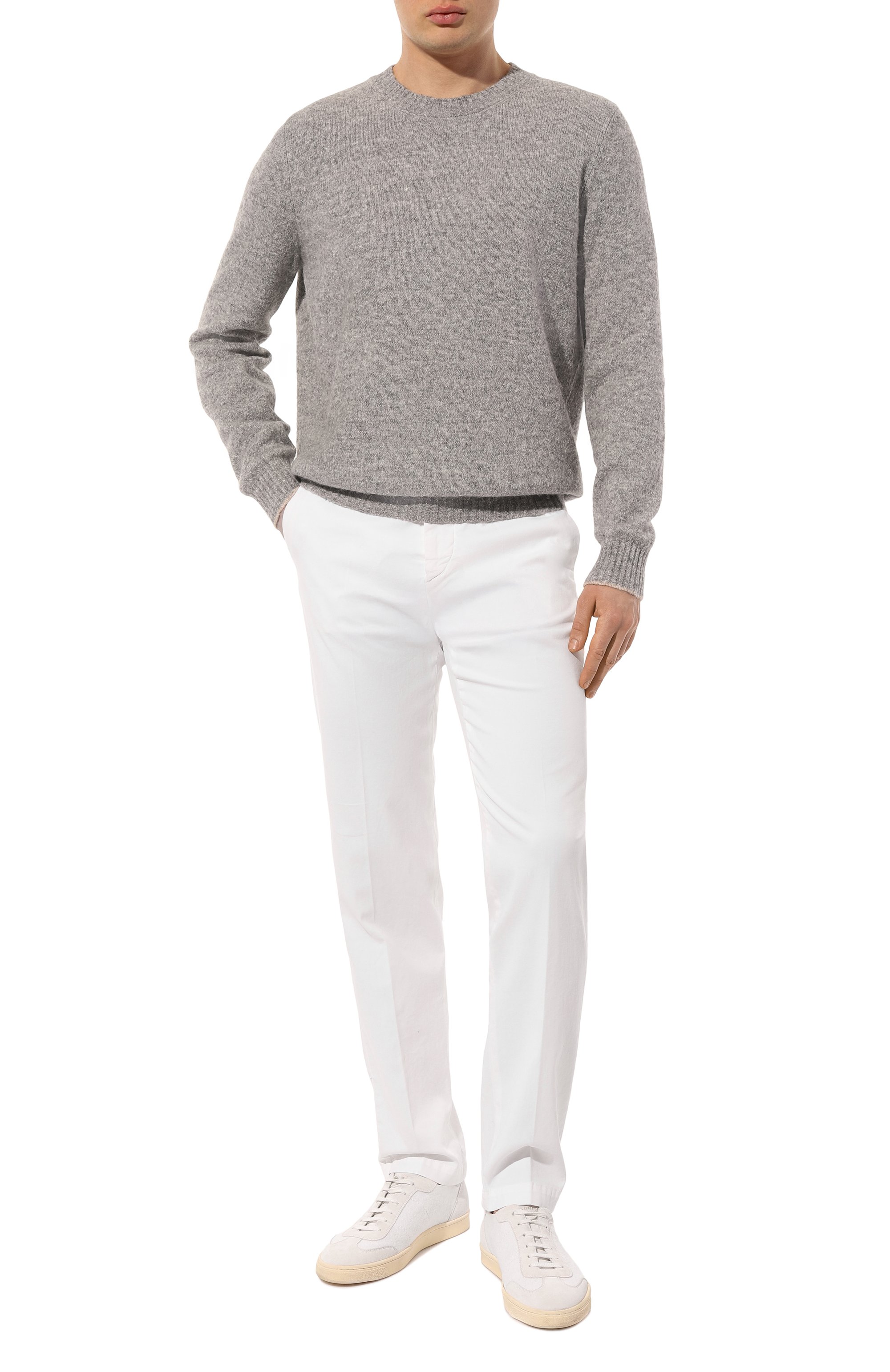 Брюки из хлопка и шелка KITON, арт. UFPPEK0606D, фото 2