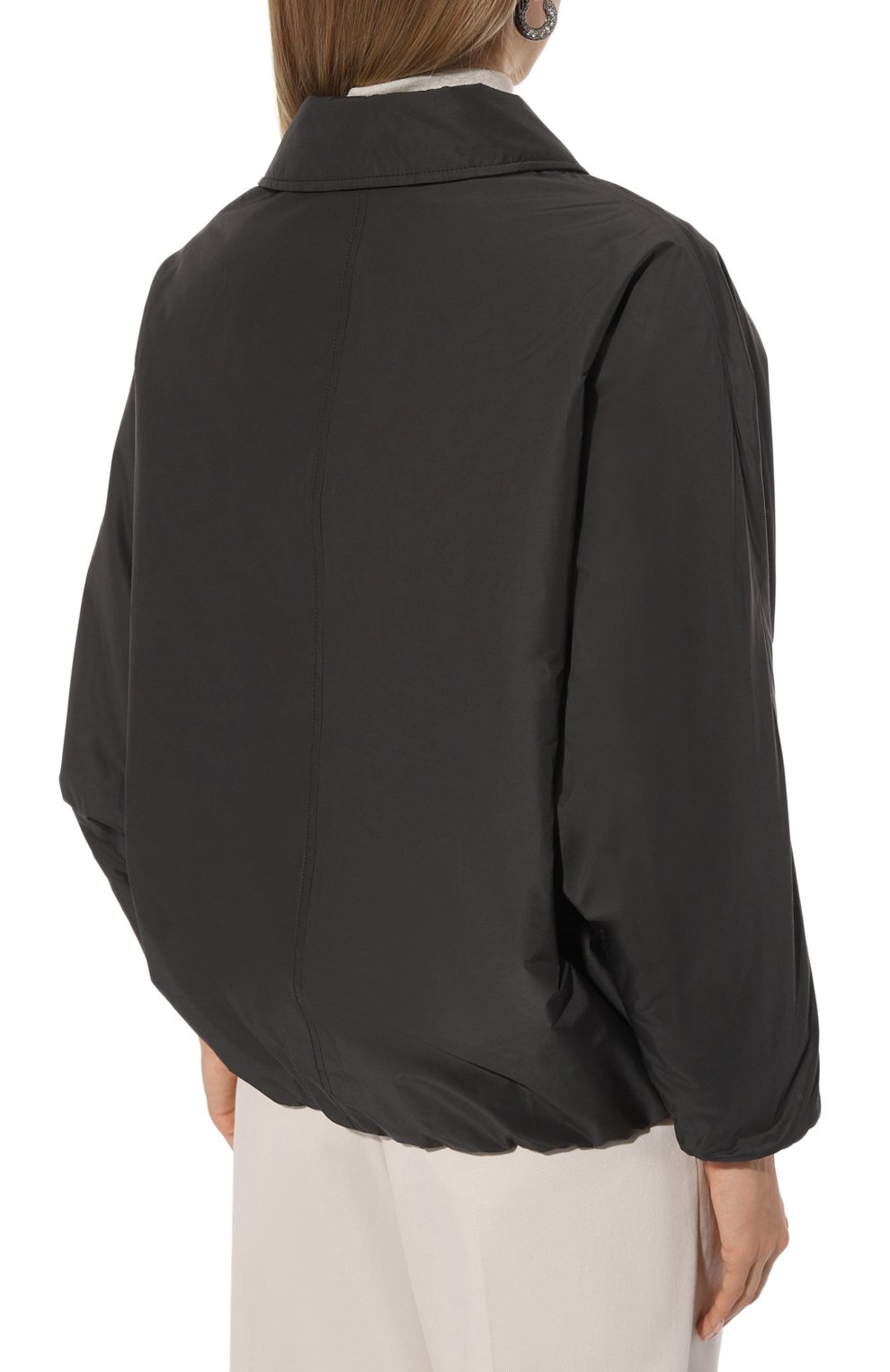 Куртка BRUNELLO CUCINELLI темно-серого цвета по цене 429500 руб., арт. MB5747870P, фото 4 Куртка BRUNELLO CUCINELLI, арт. MB5747870P, фото 4