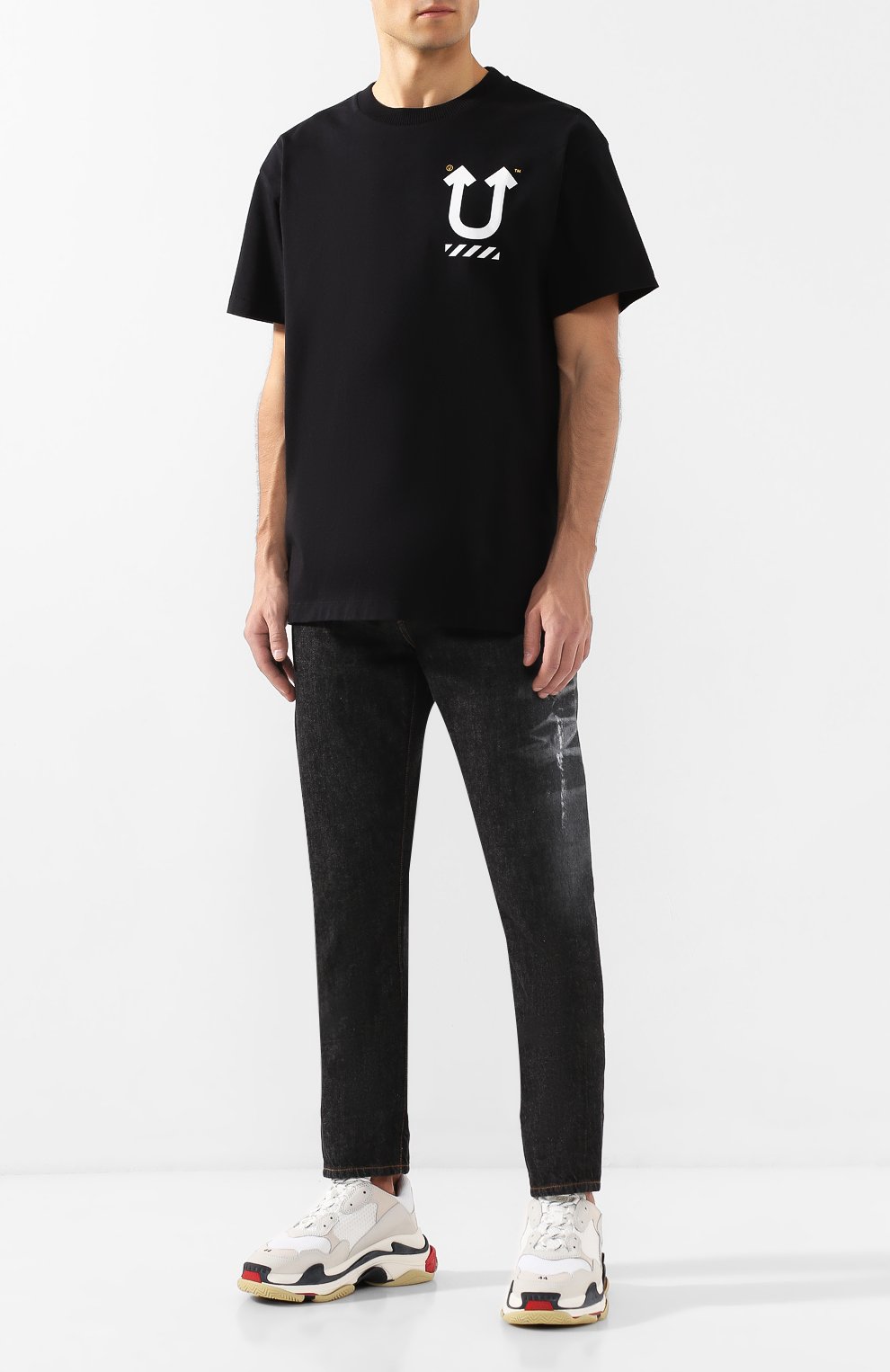 Хлопковая футболка off-white x undercover OFF-WHITE, арт. 0MAA061G198770101088, фото 2