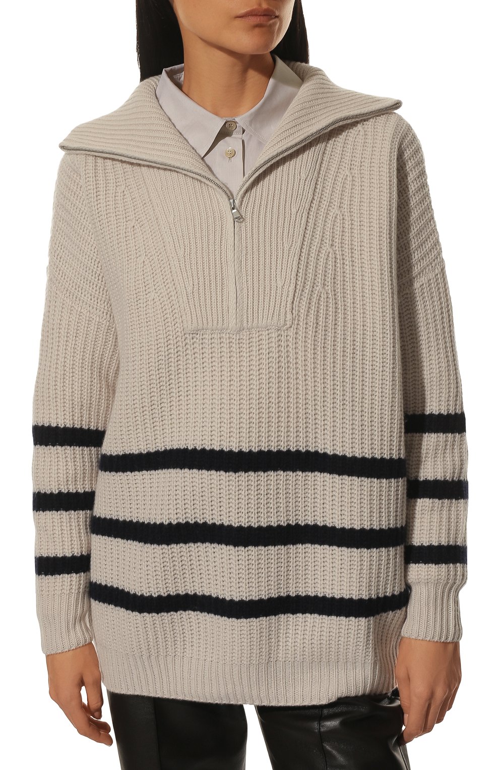 Свитер из шерсти и кашемира ALLUDE, арт. 225/17633, фото 3