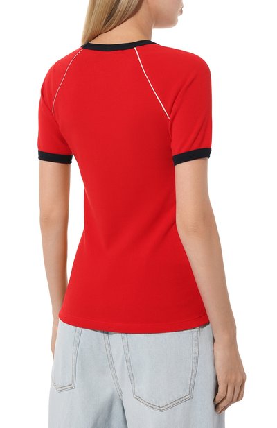 Хлопковая футболка GUCCI, арт. 574386 XJA8Y, фото 4