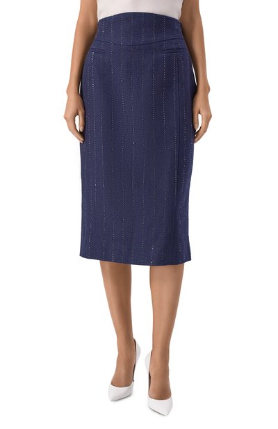 Юбка изо льна и шерсти KITON, арт. D61220K0940, фото 3