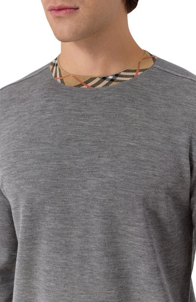 Шерстяной джемпер BURBERRY, арт. 8112147, фото 5