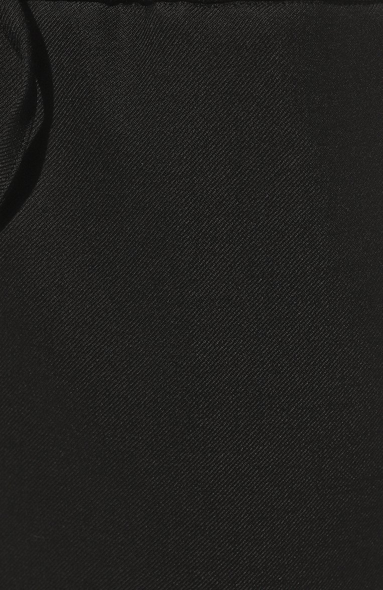 Женские брюки ANTONELLI FIRENZE черного цвета, арт. F8807J/870B | Фото 5 (Материал внешний: Шерсть, Синтетический материал; Длина (брюки, джинсы): Стандартные; Женское Кросс-КТ: Брюки-одежда; Силуэт Ж (брюки и джинсы): Прямые; Материал сплава: Проставлено; Стили: Спорт-шик; Драгоценные камни: Проставлено)